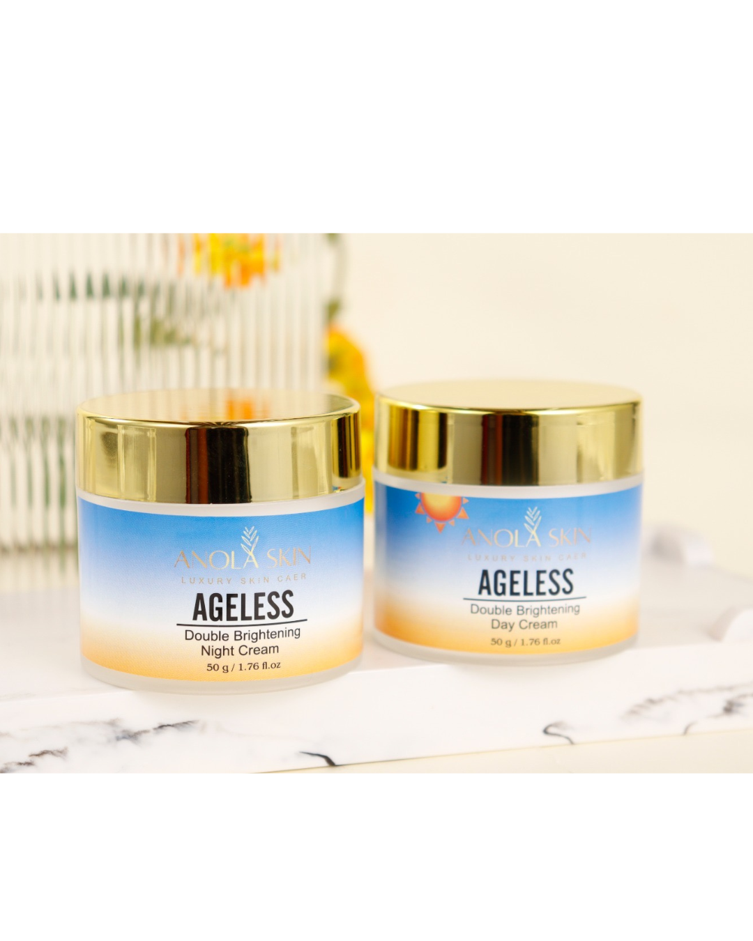 Ageless Day & Night Double Brightening Cream (Anti-Aging)